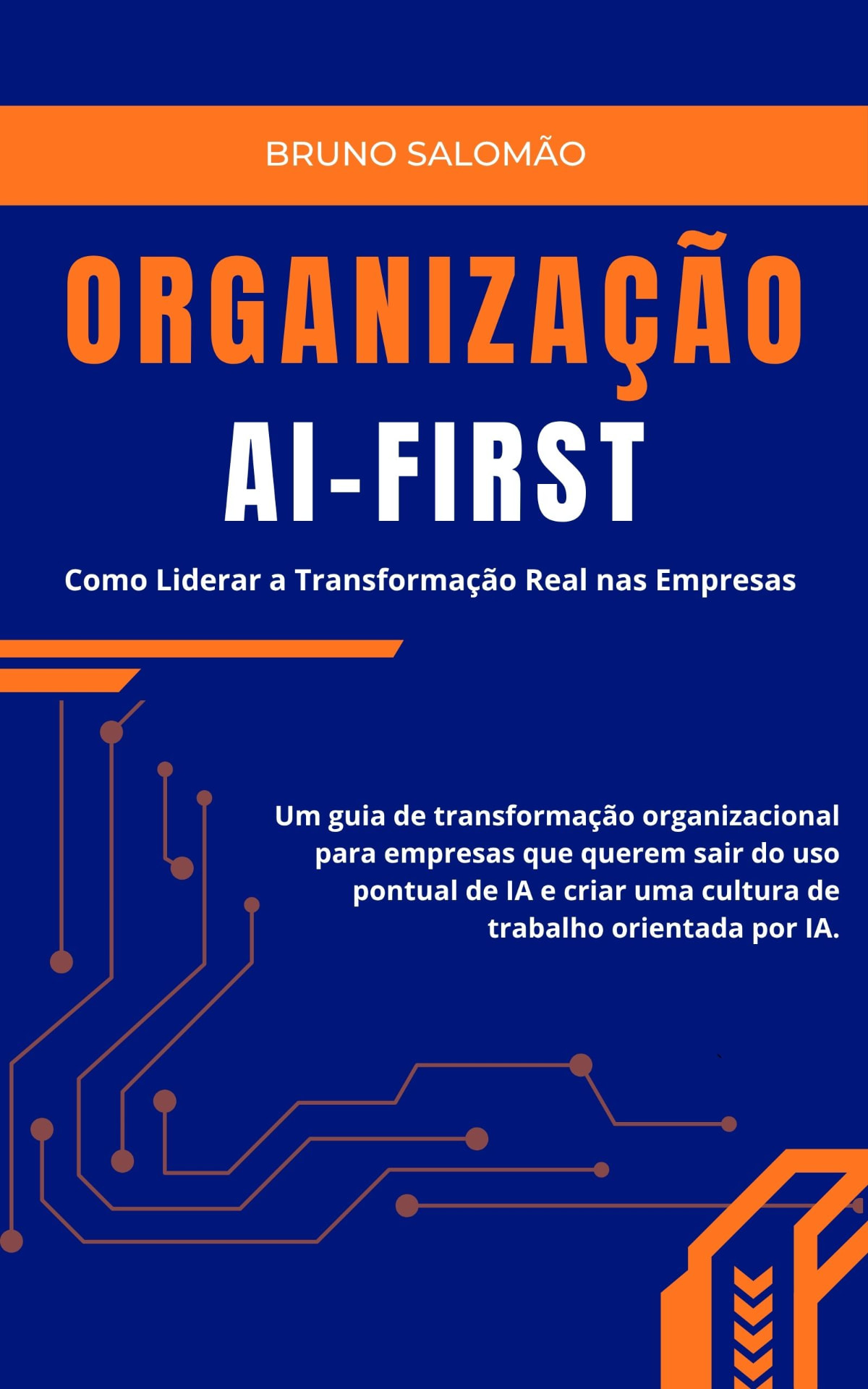 Capa do livro Organização AI-First, de Bruno Salomão